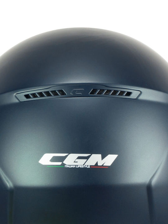 CGM Flo Mono 167A Petrol Satin Κράνος Μηχανής Jet ECE 22.06 1050gr