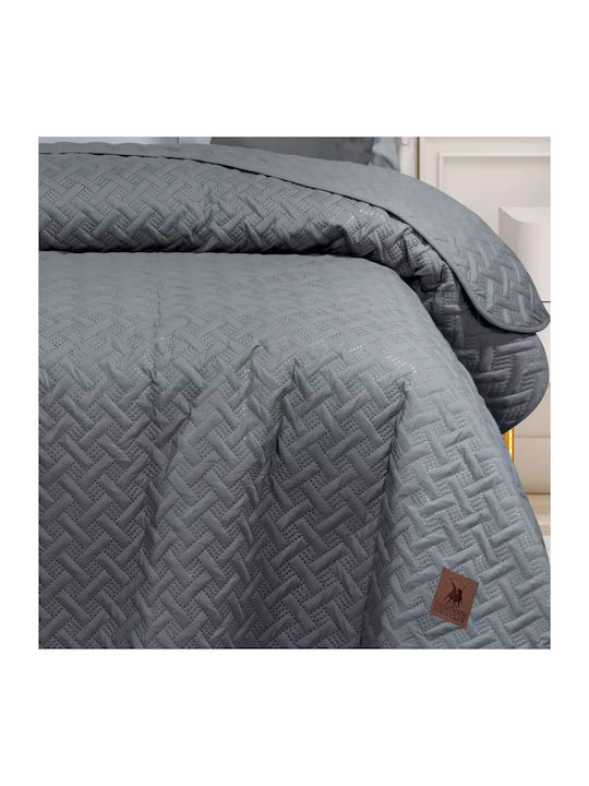 Greenwich Polo Club 3459 Κουβερλί Υπέρδιπλο Microfiber Γκρί Σκούρο 220x240cm