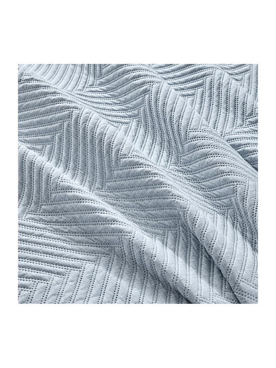 Guy Laroche Bone Σετ Κουβερλί Ημίδιπλο Microfiber Blue 180x240cm 2τμχ