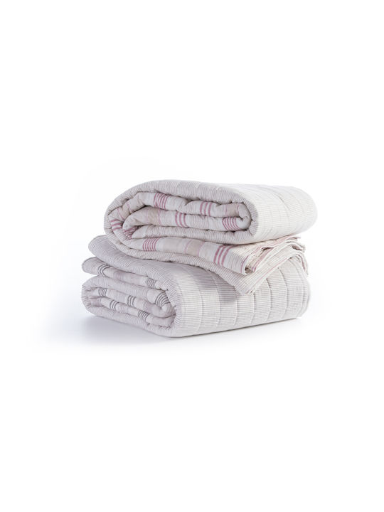 Nef-Nef Homeware Canfield Coverlet Semi-double Microfiber Grey 180x240cm