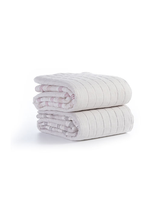 Nef-Nef Homeware Canfield Coverlet Semi-double Microfiber Grey 180x240cm
