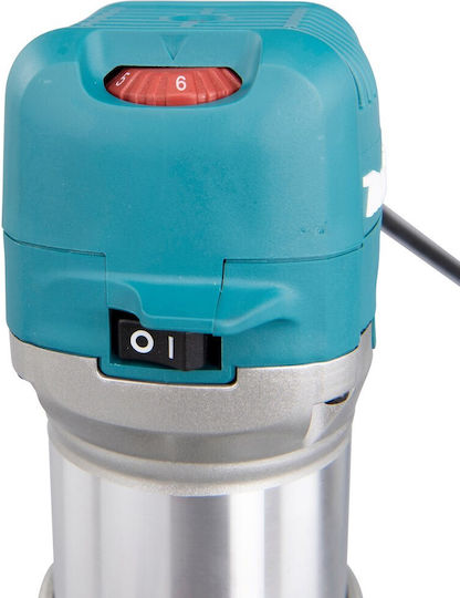 Makita RT0702C Einstechfräser 710W mit Geschwindigkeitsregelung und mit Absaugsystem