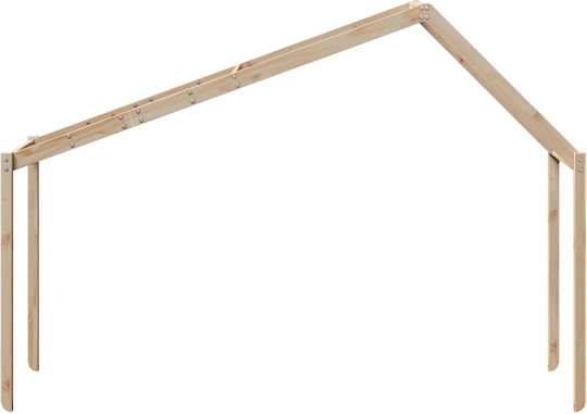 Bettgestell Bett Braun 203x80.5x142cm