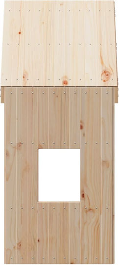 Κιόσκι Κρεβατιού Καφέ 89x60x134.5cm