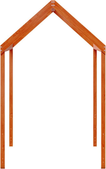 Bed Accessories Brown 217x95.5x159cm