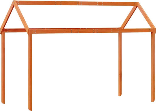Κιόσκι Κρεβατιού Καφέ 217x85.5x154cm