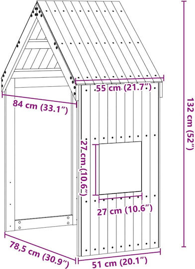 Bed Accessories White 84x55x132cm