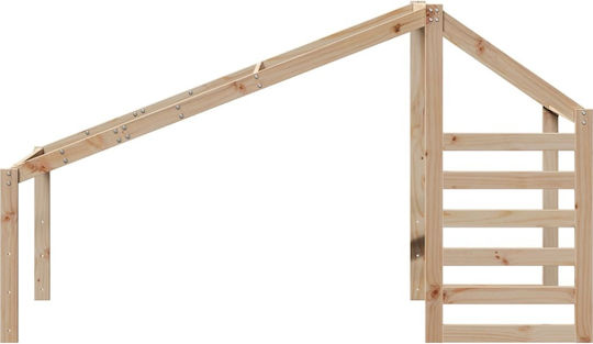 Bettgestell Bett Braun 188x97x113cm