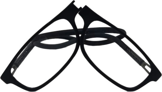 Chris Nimor Metalic Rame Ochelari Negru 601-C1