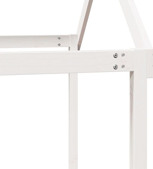Κιόσκι Κρεβατιού Λευκό 217x95.5x159cm