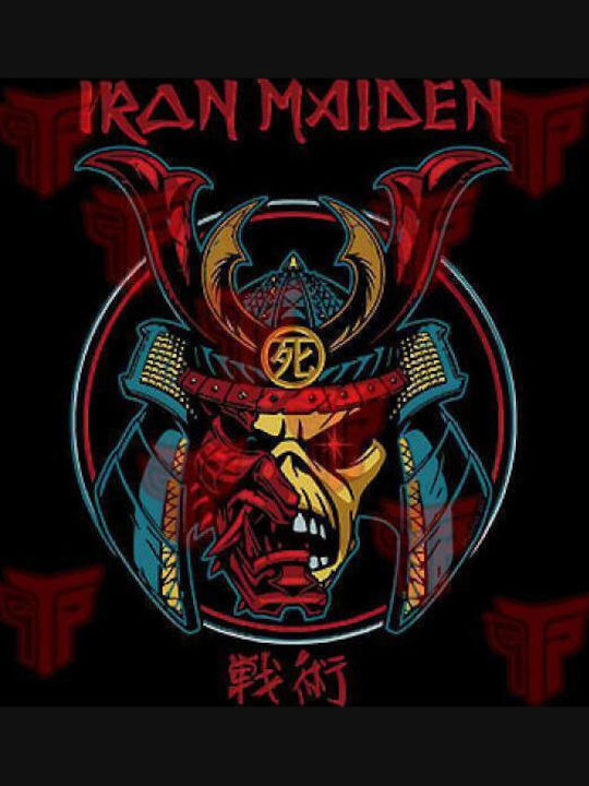 Men's T-shirt Cotton Takeposition Iron Maiden Black 320-7536b-02