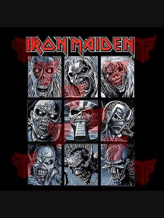 Ανδρικό Μπλουζάκι T-shirt Βαμβακερό Takeposition Iron Maiden Beast Μαύρο 320-7508b-02