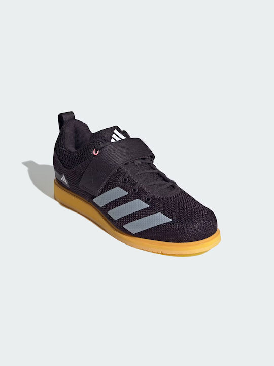 Adidas Powerlift 5 Sport Shoes Crossfit Aurora Black / Zero Metalic / Spark