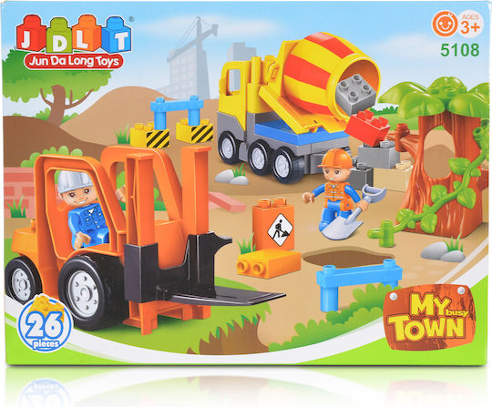 Jun Da Long Toys Blocks My Town for 3+ years Years 26pcs