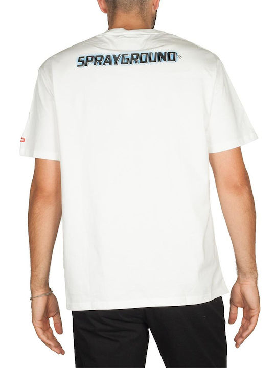 Sprayground Money Bear Men's Short Sleeve T-shirt White