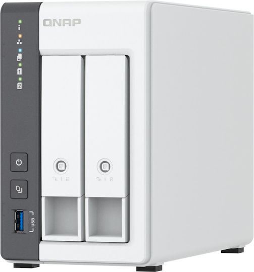 QNap TS-216G NAS with 2 slots for HDD/SSD