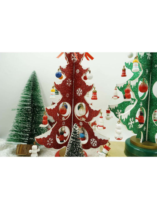 Weihnachtsdekoration Baum Klassisch 33cm Rot