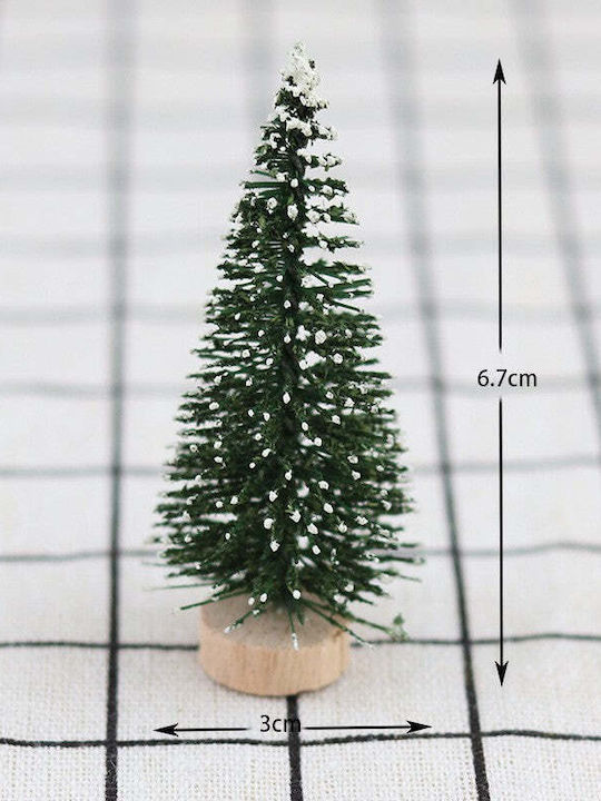 Weihnachtsdekoration Schneebedeckt Baum 20cm Grün