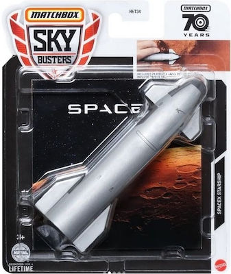 Avion Sky Busters Matchbox pentru copii de 3+ ani Spacex Starship HVM51