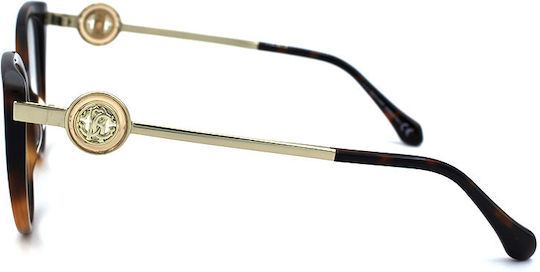 Roberto Cavalli Γυναικείος Σκελετός Γυαλιών Cat Eye Καφέ RC5076 052