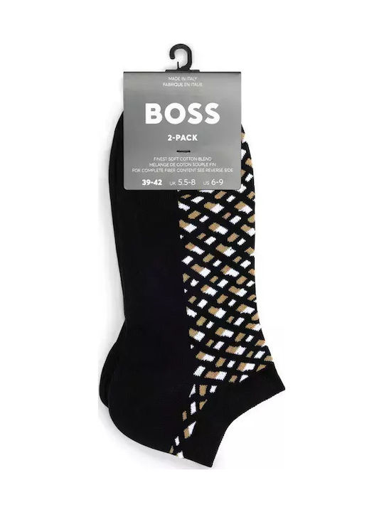 Boss Ανδρικές Κάλτσες Μαύρο 2Pack