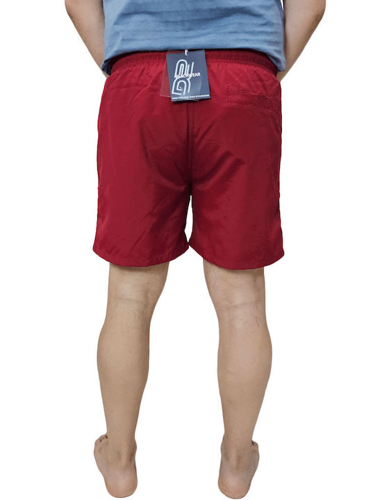 Dsplay Herren Badebekleidung Shorts Rot