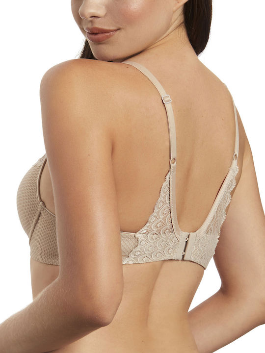 Creaciones Selene Bra with Light Padding Underwire Beige