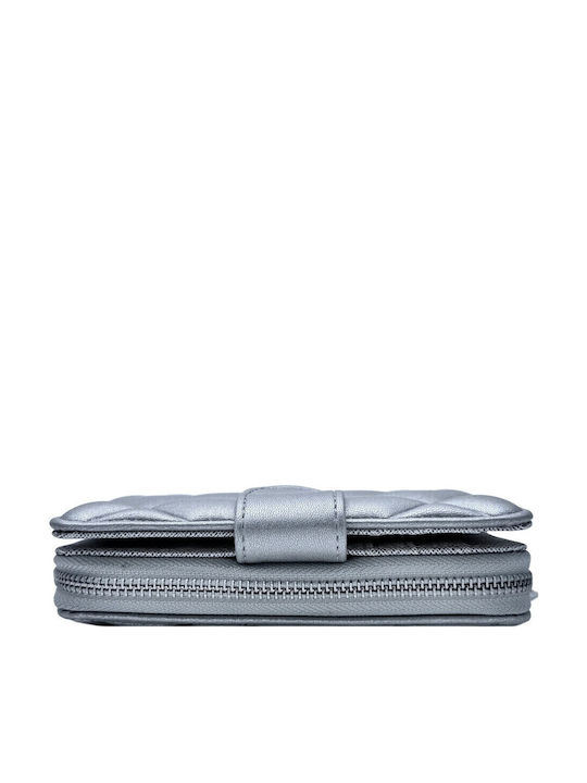 Large Women's Wallet Classic Silver