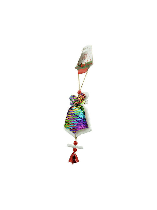 Ornament suspendat cu pantaloni evazati Din lemn Multicolor 9.5x18buc