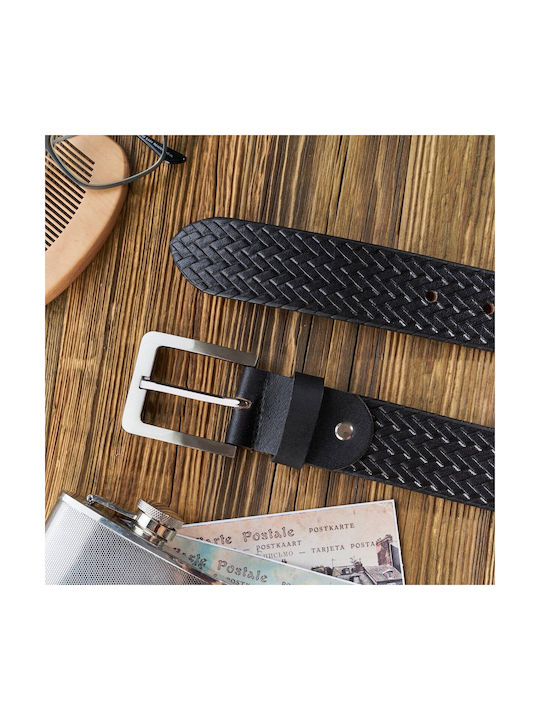 Men's Belt Leather Black