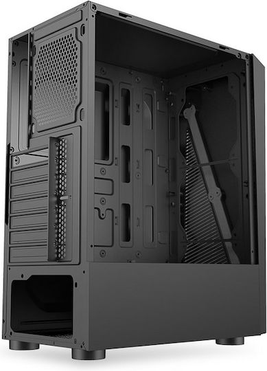 Pro Gaming Samurai Middle Tower Cutie de calculator cu iluminare RGB Negru