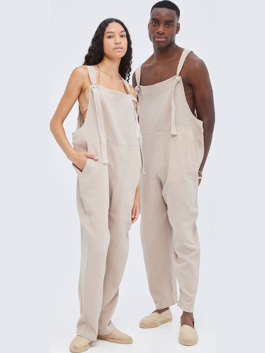 Dungarees Sand Beige