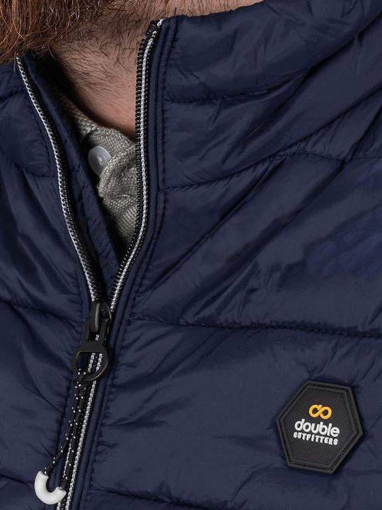 Безръкавено Водоустойчиво яке Puffer Тъмносин