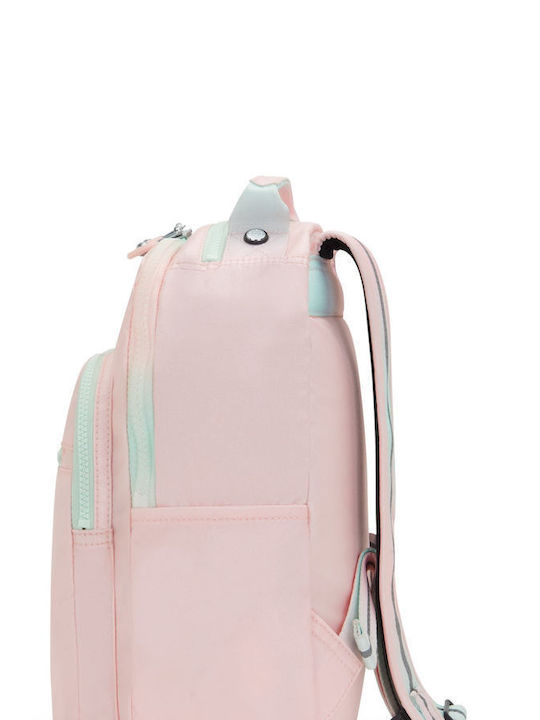 Kipling Seoul School Bag Backpack Junior High-High School Pink 14Liters