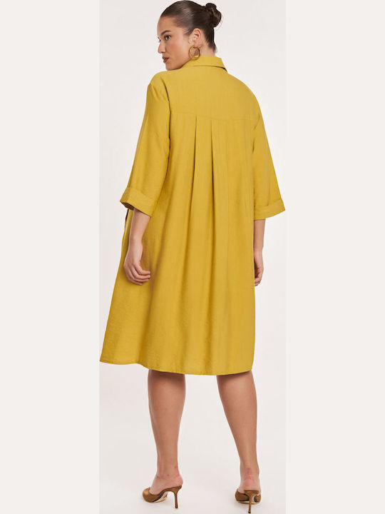 Sommer Mini Damenkleid Lime