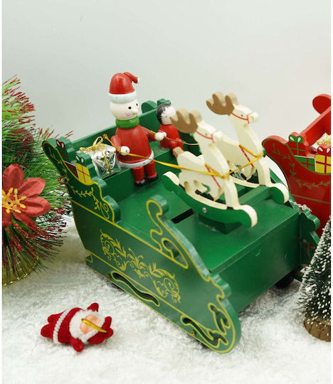 Weihnachtliche Holz Figur Höhe 18.5cm