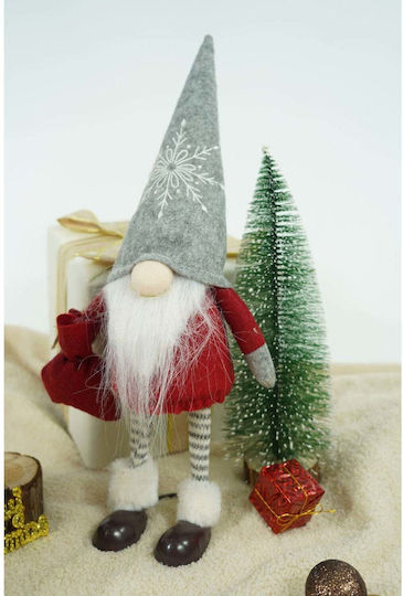 De Crăciun Figurină Elf Roșu Înălțime 42cm.