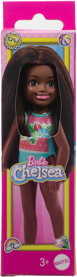 Barbie Beach Doll Chelsea Beach Doll with Dark Skin for 3+ years+ Years 15cm (Various Designs/Assortments of Designs) 1pc