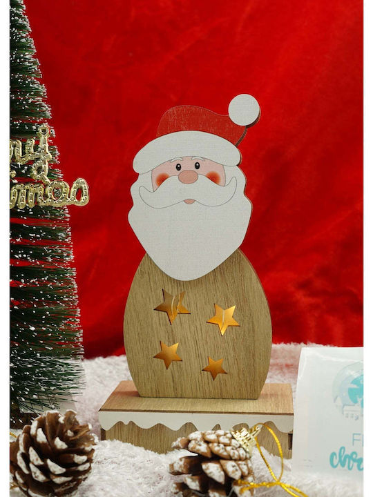 Illuminated Christmas Wooden Figure