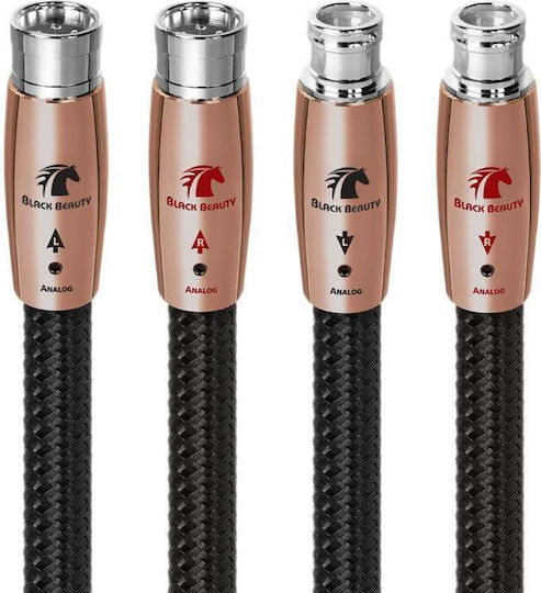 Audioquest Black Beauty Xlr Analog Audio Interconnect Cable 1.5m