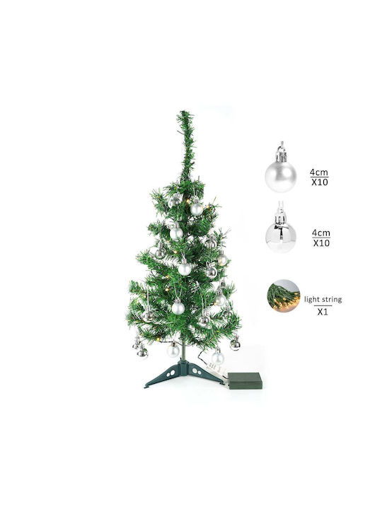 Коледно дърво 60cm с LED Осветление