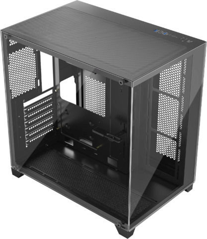 1STPLAYER Megaview MV8-TP Gaming Midi Tower Κουτί Υπολογιστή με Πλαϊνό Παράθυρο Μαύρο