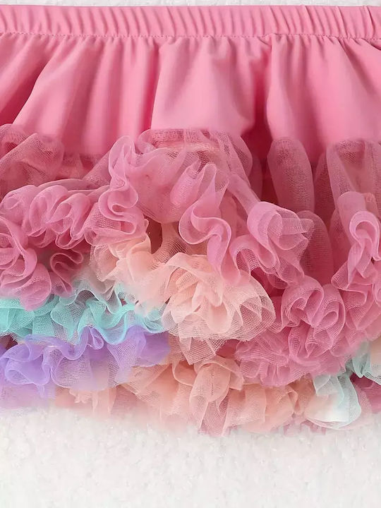Kinder Tutu Rock aus Tüll Mehrfarbig