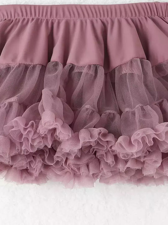 Kinder Tutu Rock aus Tüll Lila