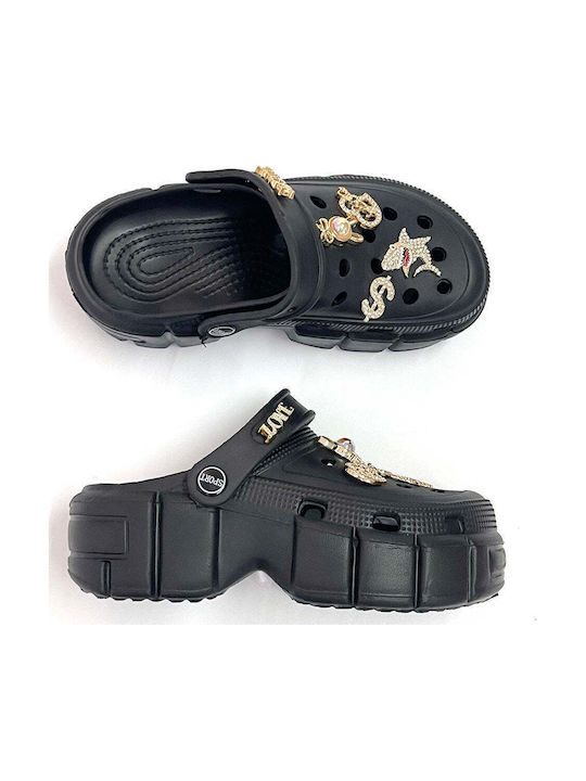 Comfy Anatomic Γυναικεία Ανατομικά Σαμπό Μαύρα