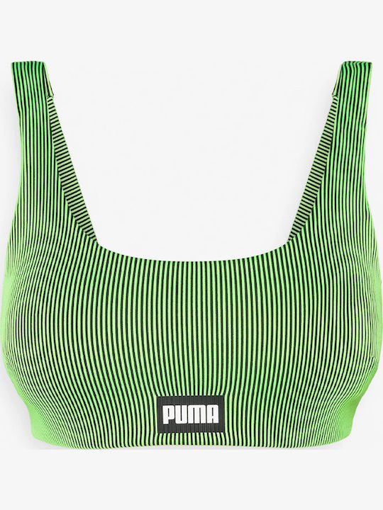 Bikini Sports Bra Green Black