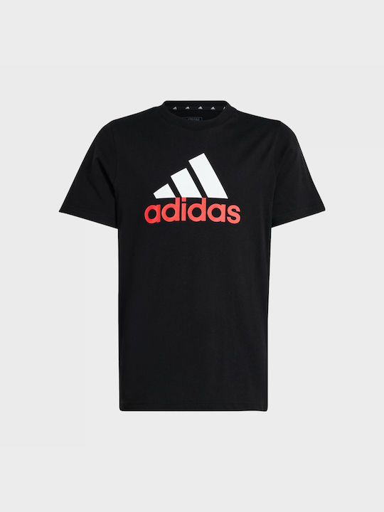 adidas Children's T-shirt Black Logo 2