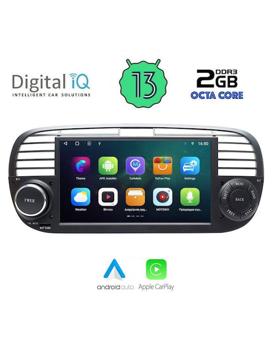 Digital IQ Car Audio System 2DIN (Bluetooth/USB/WiFi/GPS/Apple-Carplay/Android-Auto) with Touch Screen 7"