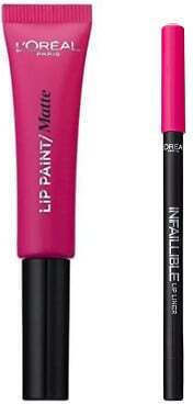 L'Oreal Paris Σετ Μακιγιάζ για τα Χείλη 202 King Pink 2τμχ