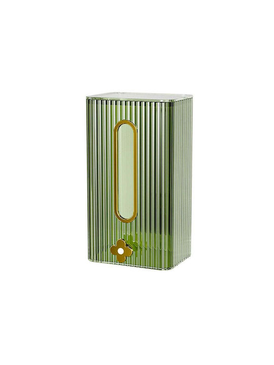 Χαρτοπετσετοθήκη Πλαστική Πράσινη 21.3x8.7x12cm
